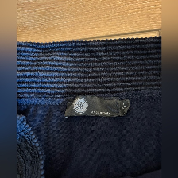 Silk Blue Maxi Skirt by M. made in Italy - Picture 3 of 6